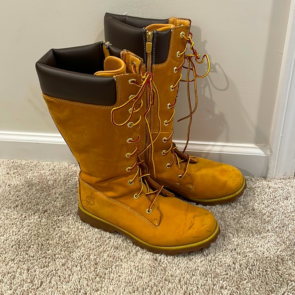 Lace Up Timberlands